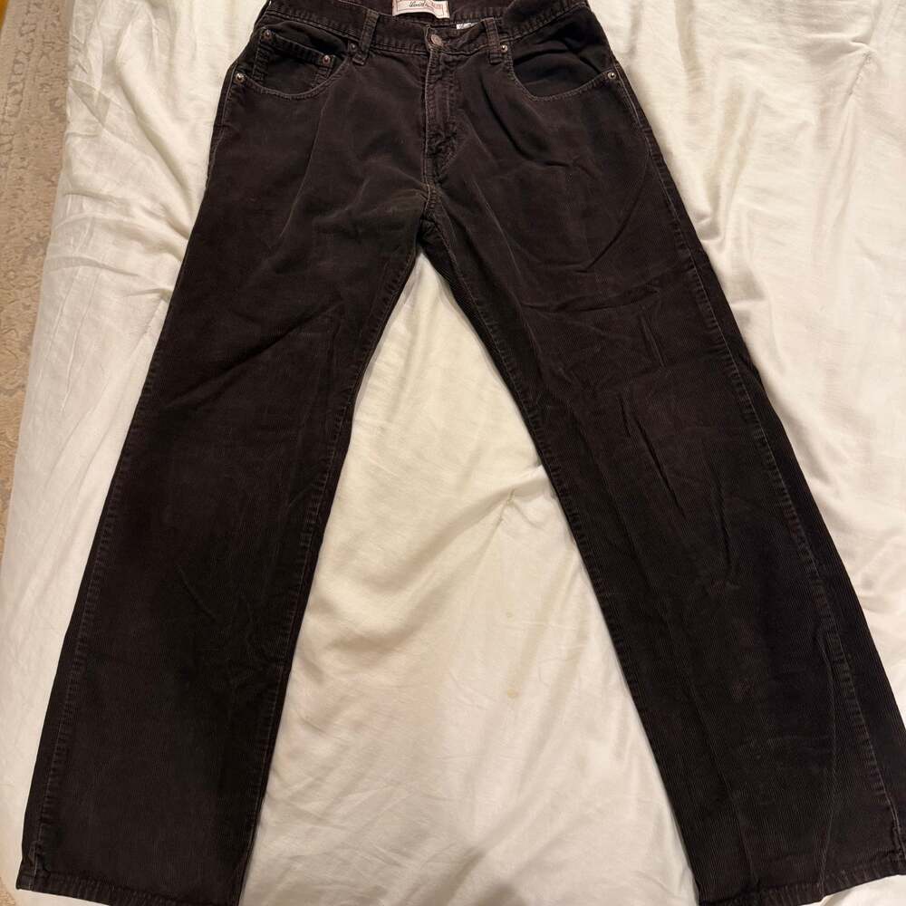 Signature Levi Strauss Corduroy Pants - Dark Brown